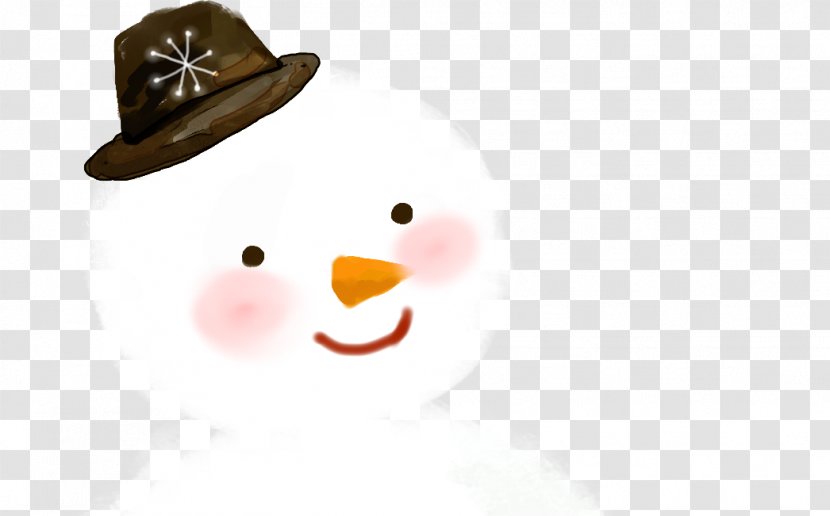 Snowman Hat Christmas - Cartoon Transparent PNG