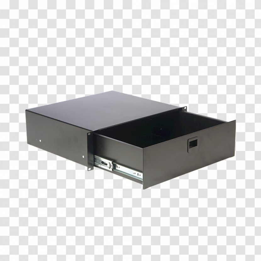 Drawer 19-inch Rack Unit Road Case Lock - Table Transparent PNG