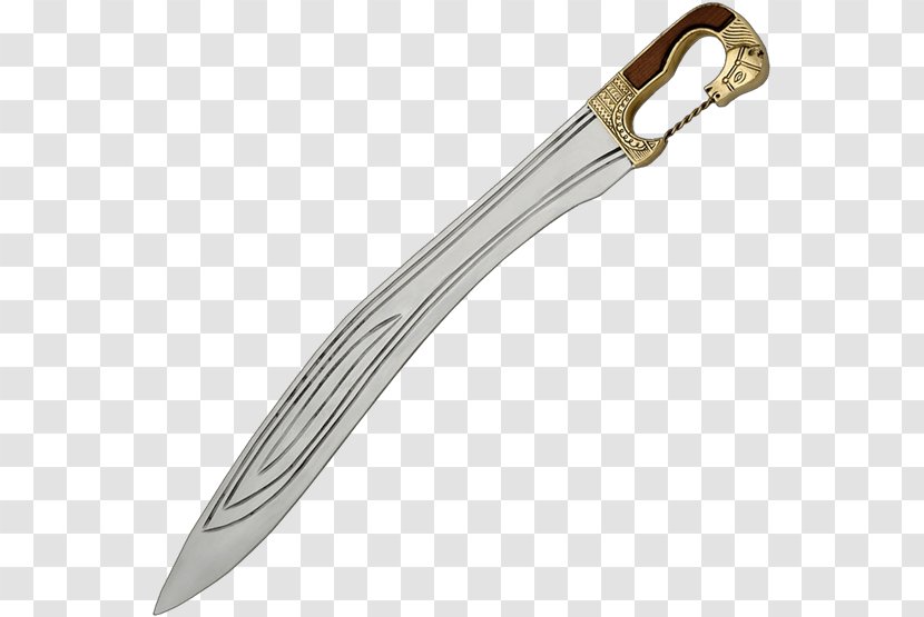 Falcata Throwing Knife Dagger Sword - Utility Transparent PNG