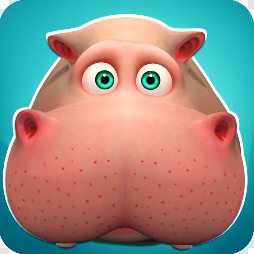 Domestic Pig Snout Nose Mouth Animal - Hippo Transparent PNG