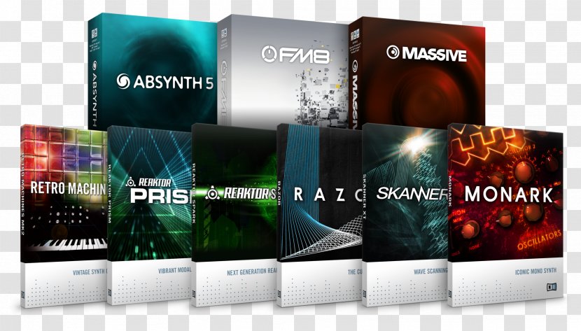 Native Instruments Musical Reaktor Kontakt Sound Synthesizers - Silhouette Transparent PNG