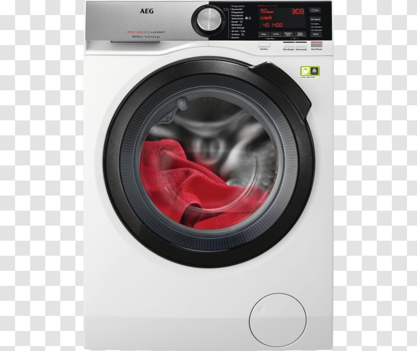AEG L9FEC966R Washing Machine Machines Clothes Dryer Electrolux - Aeg L9fec966r - Waschwirkungsklasse Transparent PNG