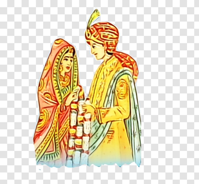 Watercolor Wedding Invitation - Bride - Prophet High Priest Transparent PNG