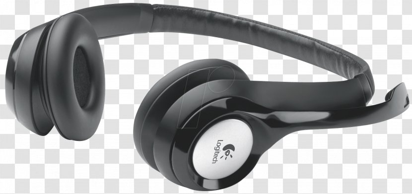 H390 USB Headset W/Noise-Canceling Microphone Digital Audio Headphones Logitech Transparent PNG