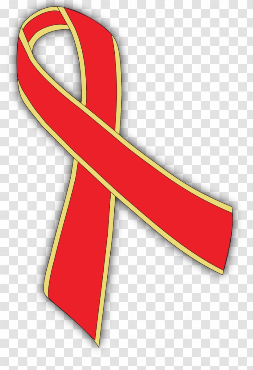 Awareness Ribbon Symbol Neonatal Alloimmune Thrombocytopenia Red - Gold Transparent PNG