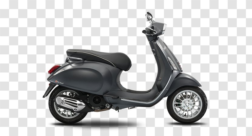 Scooter Vespa Sprint Primavera Motorcycle - Singlecylinder Engine Transparent PNG