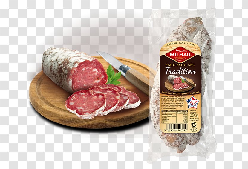 Salami Fuet Ham Capocollo Domestic Pig - Food Transparent PNG