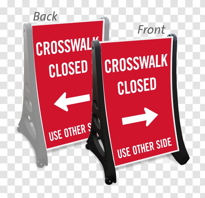 Pedestrian Crossing Sidewalk Traffic Sign Manual On Uniform Control Devices - Road Transparent PNG