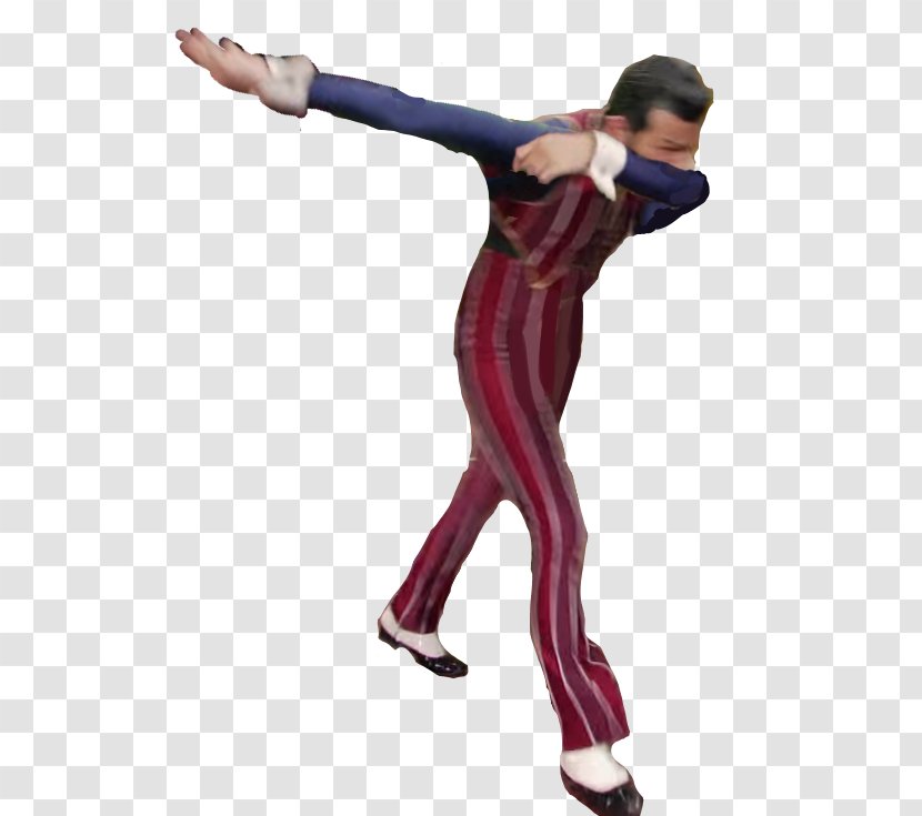 Robbie Rotten Sportacus We Are Number One Dab Song - Watercolor Transparent PNG