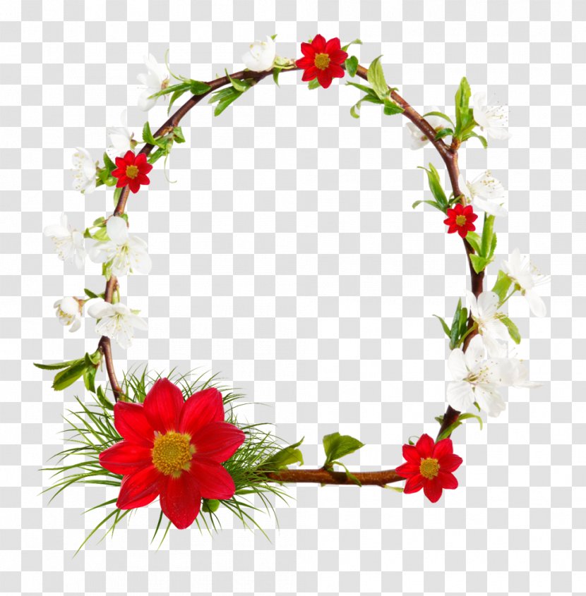 Wreath Floral Design Flower - Cut Flowers - Ps Creative Pattern Border Transparent PNG