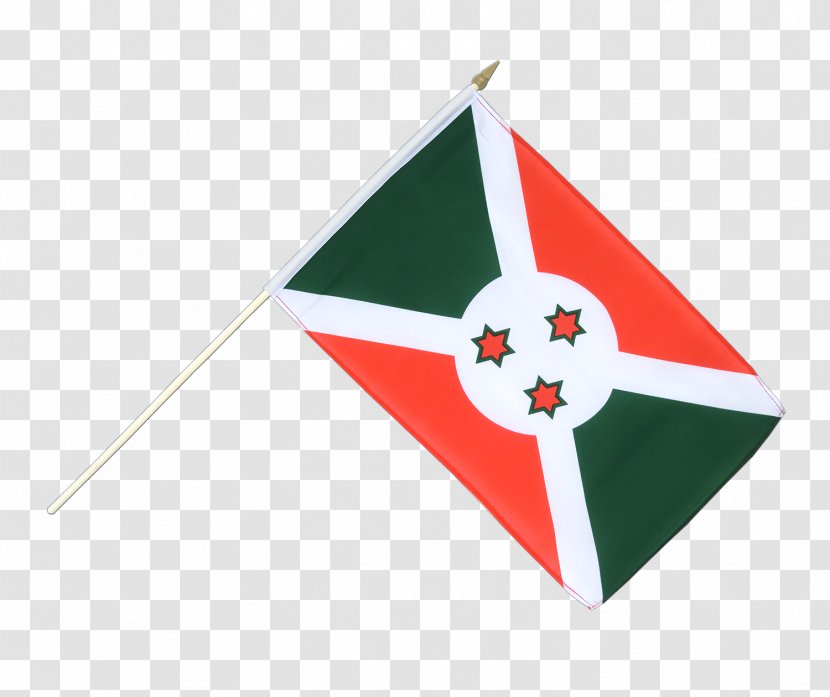 Flag Of Burundi Fahne Wavin' - De - Double Twelve Perspective Banner Transparent PNG