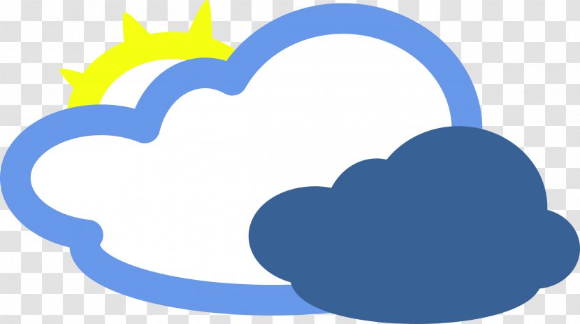 Weather Cloud Rain Clip Art - Simple Symbol Cliparts Transparent PNG