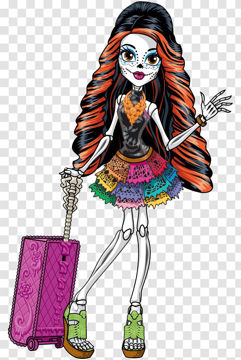 Monster High Skelita Calaveras Doll Barbie Ever After Transparent PNG