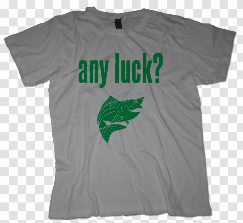T-shirt Green Logo Sleeve Outerwear - White Transparent PNG