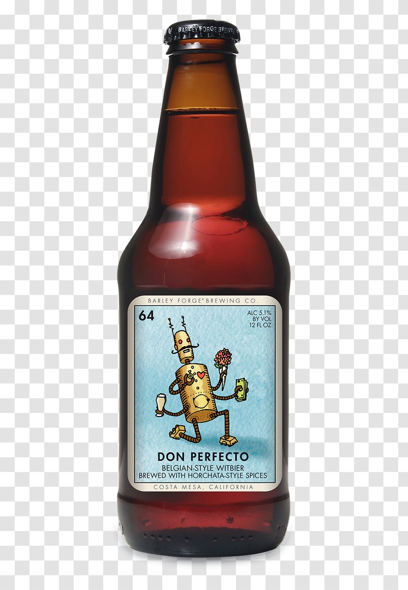 Ale Beer Barley Forge Brewing Co. Tractor Company Dortmunder Export - Bottle Transparent PNG