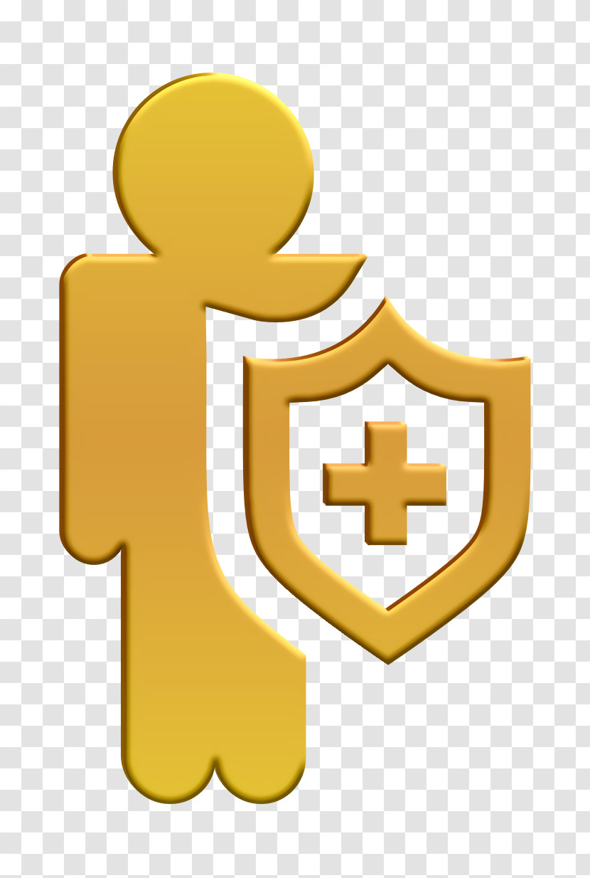 People Icon Shield Icon Property Protection Icon Transparent PNG