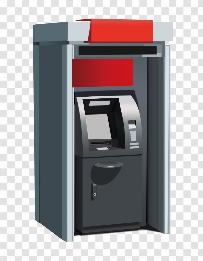 Automated Teller Machine Credit Card Debit Industrial And Commercial Bank Of China - Vector ATM Transparent PNG