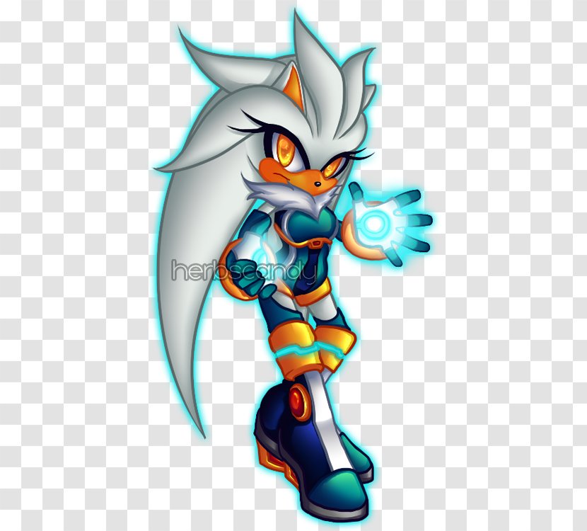 Silver The Hedgehog Gender Bender Sonic - Drawing Transparent PNG
