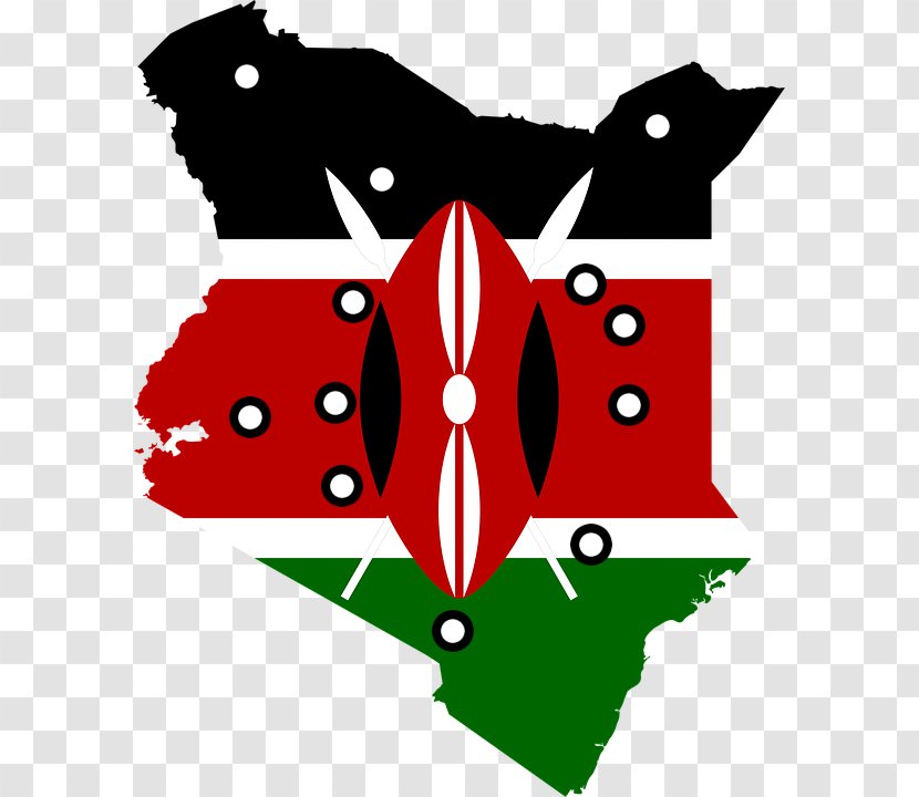 Flag Of Kenya Clip Art Map - Area Transparent PNG