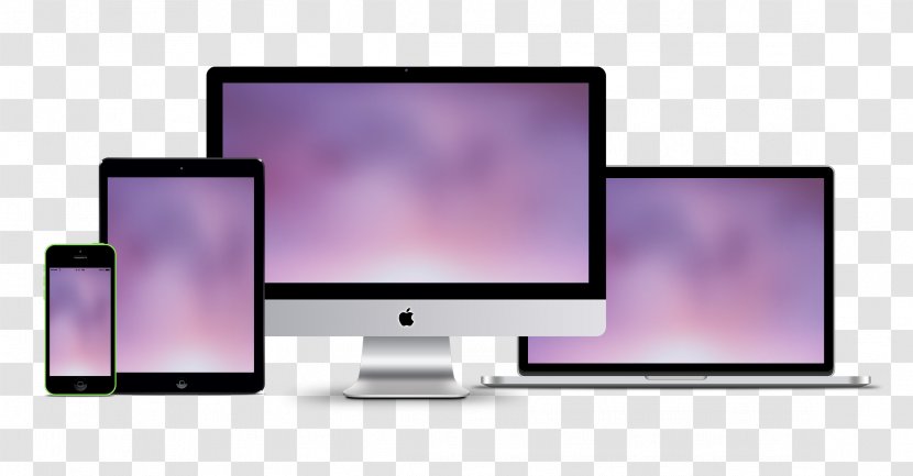 Responsive Web Design Mockup Website - Apple - Laptop Modern Technology Transparent PNG