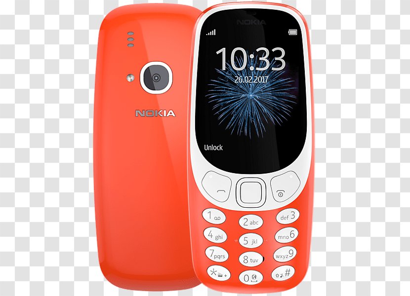 Nokia 3310 (2017) 150 Phone Series 1100 - Cellular Network Transparent PNG