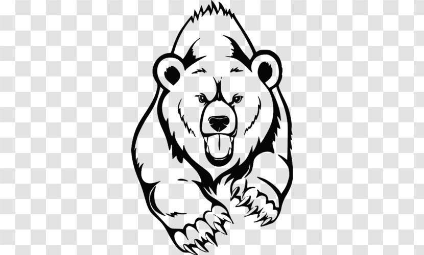 American Black Bear Drawing Grizzly Painting - Head Transparent PNG