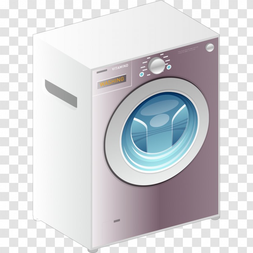 Washing Machine Laundry Detergent - Creative Drum Transparent PNG