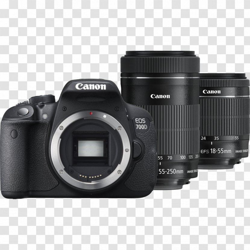 Canon EOS 700D EF-S 18–55mm Lens 18–135mm Digital SLR - Efs 1855mm - Camera Transparent PNG