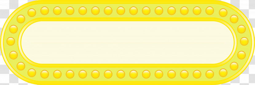 Yellow Font Line Area Meter Transparent PNG