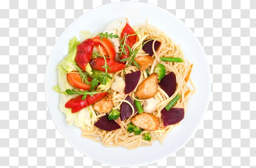 Spaghetti Alla Puttanesca Chow Mein Fried Noodles Chinese Lo - Pasta Salad Transparent PNG