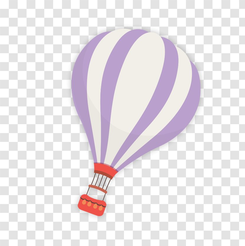 Hot Air Ballooning Basket - Pink - Balloon Transparent PNG