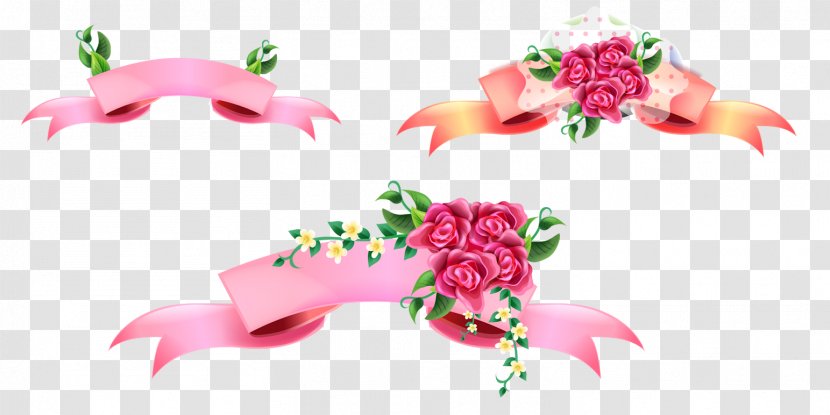 Pink Ribbon Clip Art - Flowering Plant Transparent PNG