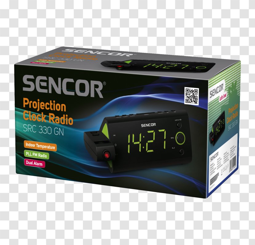Alarm Clocks Radio Projector Electronics - Clock Transparent PNG