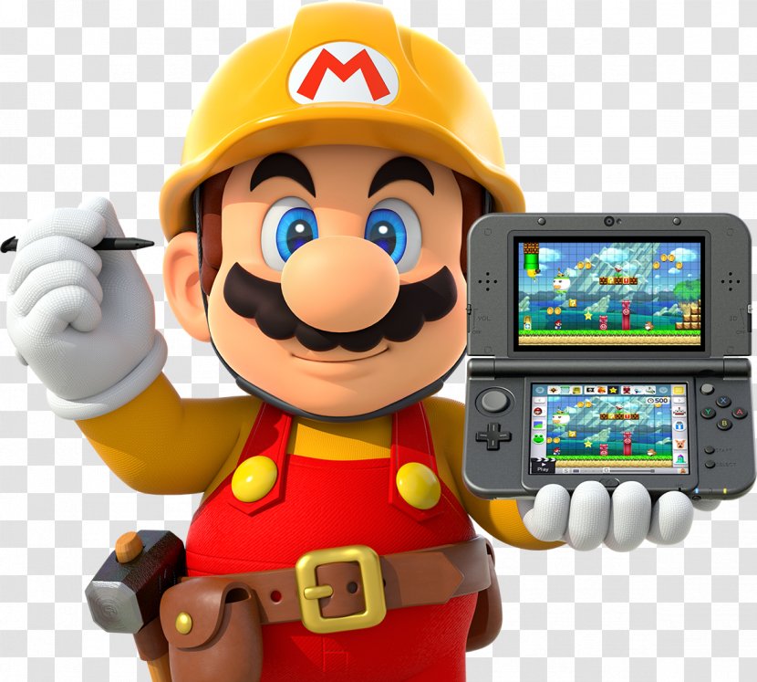 Super Mario Maker Wii U Nintendo 3DS - Figurine Transparent PNG