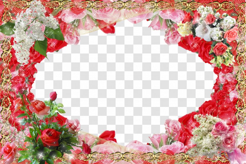 Flower Picture Frames - Floral Design Transparent PNG