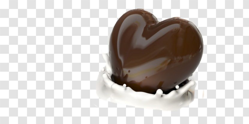 Chocolate Milk Heart Desktop Wallpaper - Bossche Bol - Heart-shaped Transparent PNG