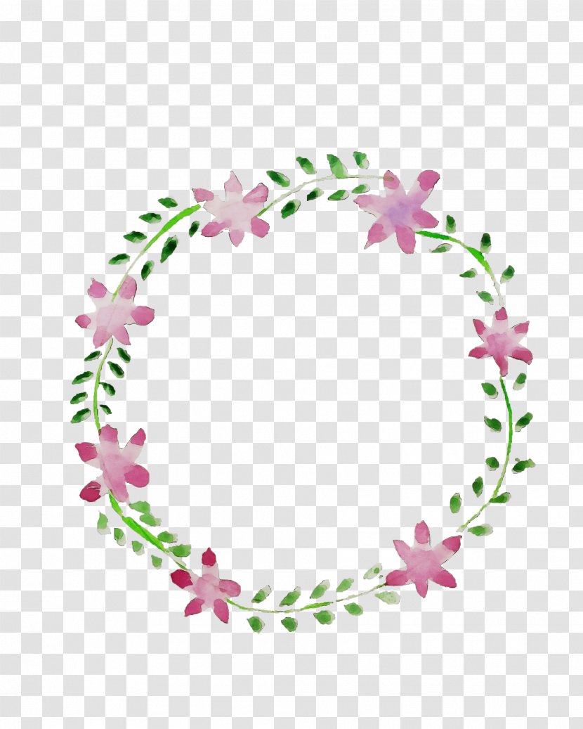 Watercolor Wreath Flower - Jewellery - Plant Transparent PNG