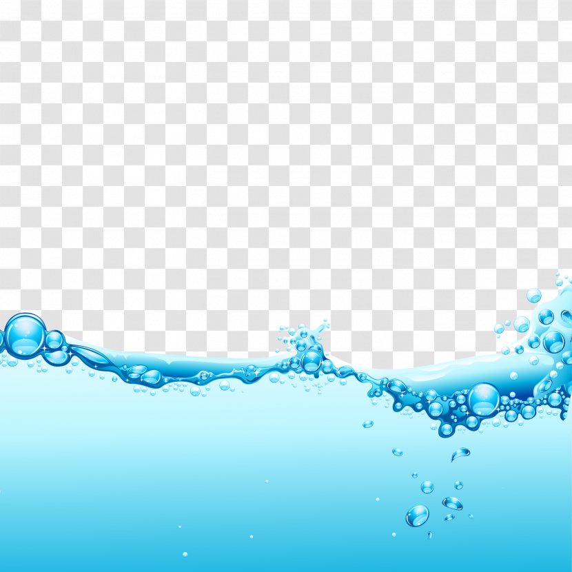 Anchor Water Illustration - Blue Transparent PNG