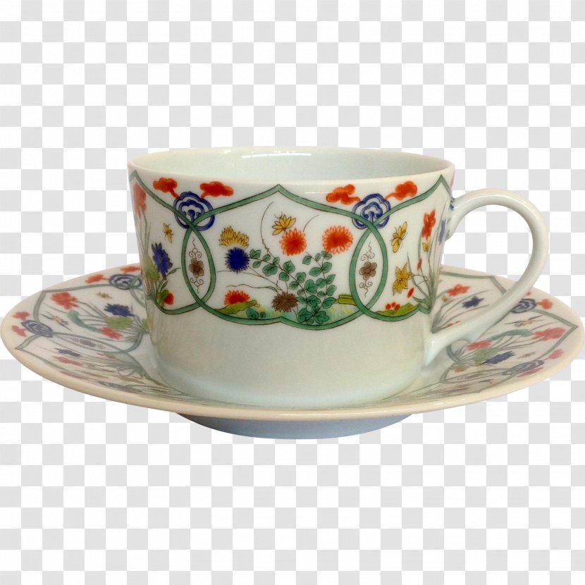 Tableware Espresso Saucer Coffee Cup Mug - Porcelain - Tea Transparent PNG