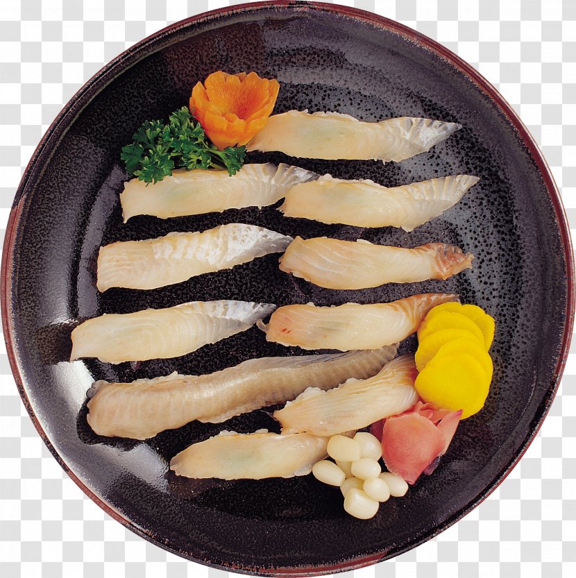 Sushi Sashimi Makizushi Japanese Cuisine Salmon - Fish Products - Image Transparent PNG