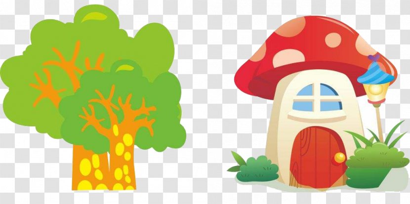 Mushroom Cartoon Download - Child - House Transparent PNG
