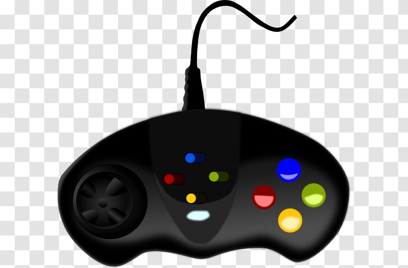 Black Game Controller Video Wii Clip Art - All Xbox Accessory - Console Cliparts Transparent PNG