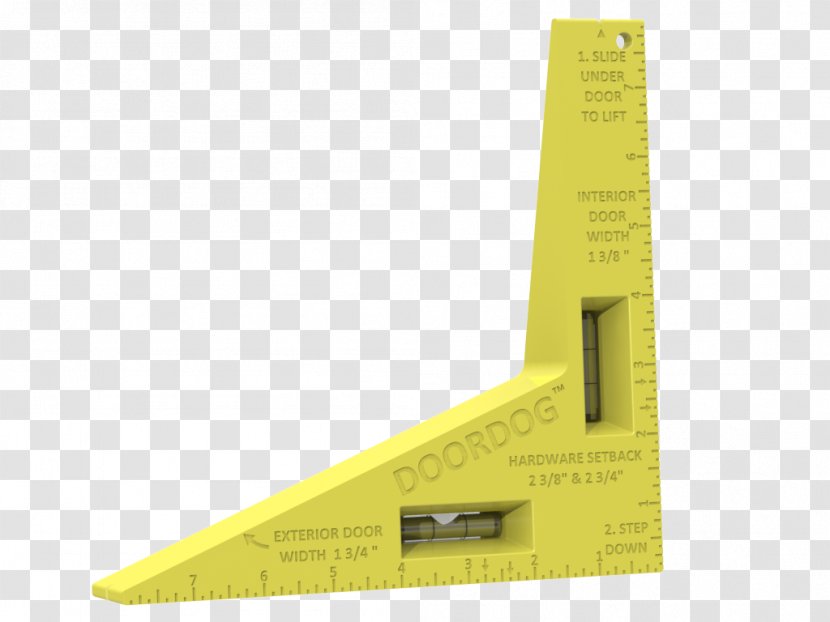 Measuring Instrument Angle - Yellow - Product Design Transparent PNG