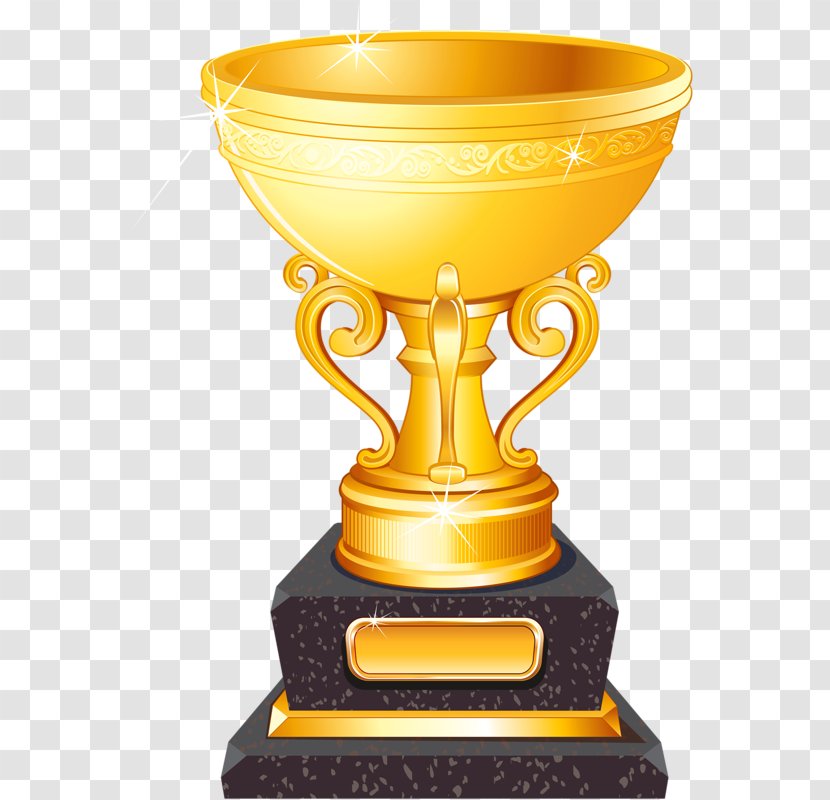 Trophy Clip Art - Gold Transparent PNG