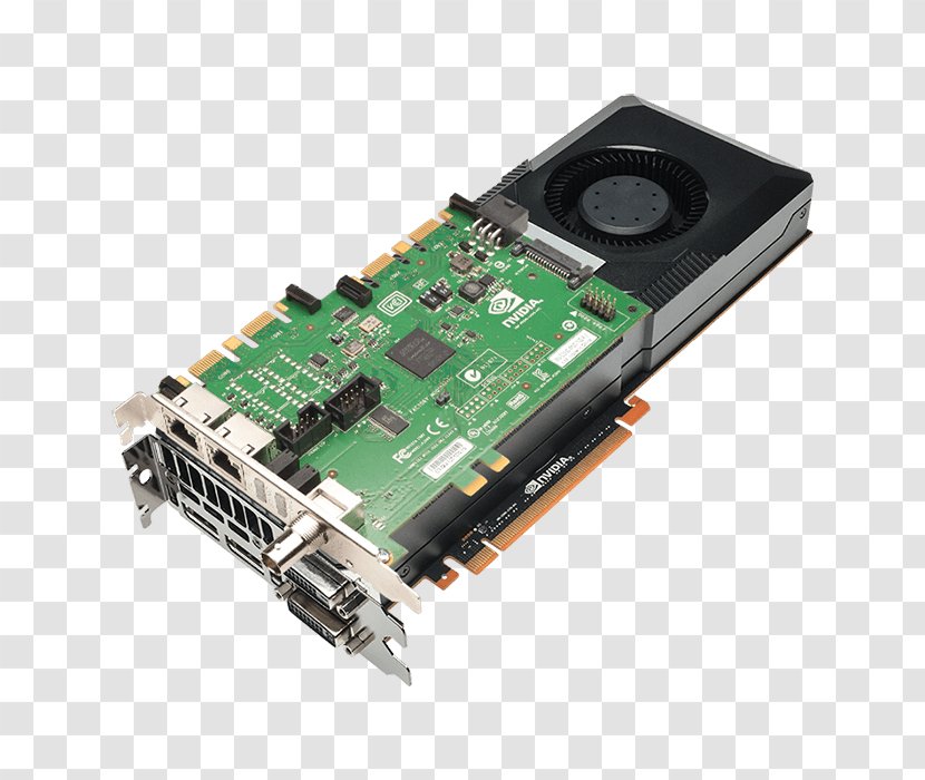 Graphics Cards & Video Adapters GDDR5 SDRAM NVIDIA Quadro K6000 PCI Express - Electronic Device - Nvidia Transparent PNG