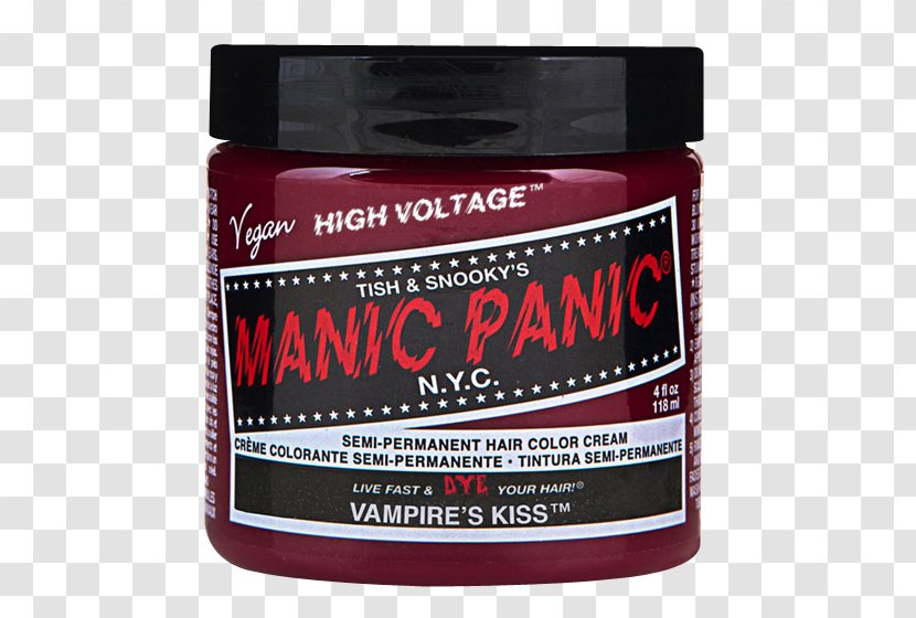 Hair Coloring Manic Panic Human Color Dye Transparent PNG