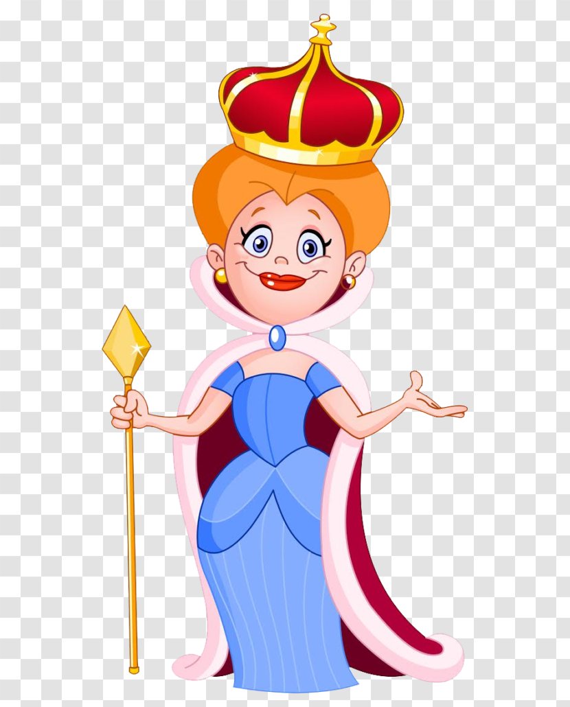 Cartoon Drawing - Depositphotos - The Queen Transparent PNG