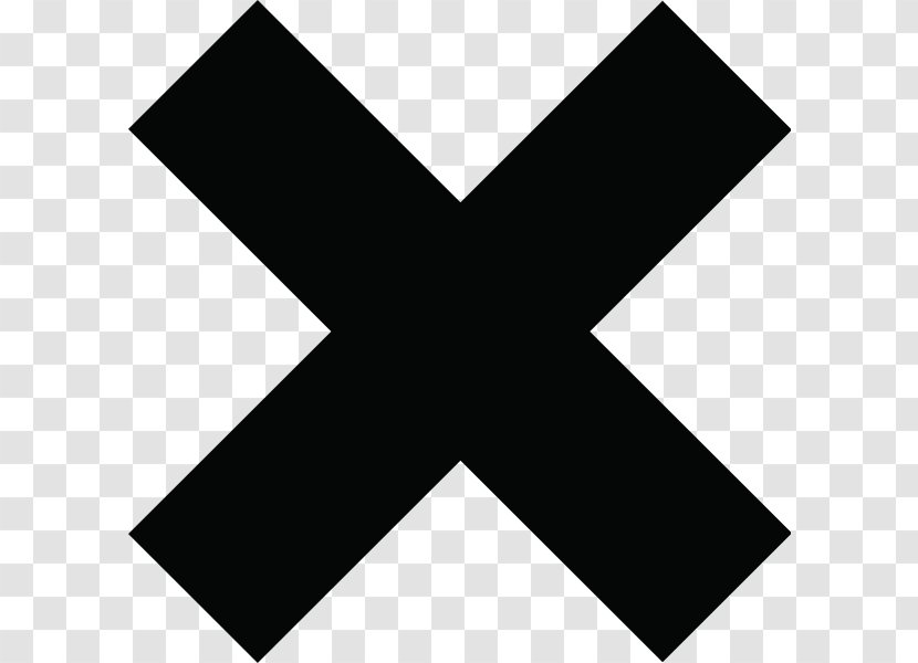 Sign Independence Blue Cross Symbol - X Mark - Croix Transparent PNG