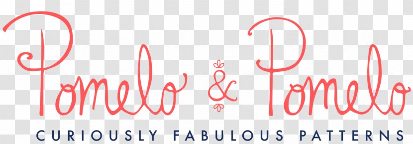 Pomelo Blueprint Logo Pattern - Text - Knitting Transparent PNG