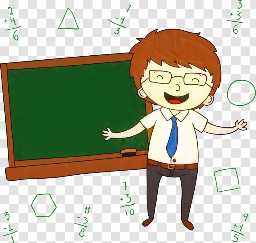 Teachers Day Drawing - Lecturer - Professor Blackboard Transparent PNG